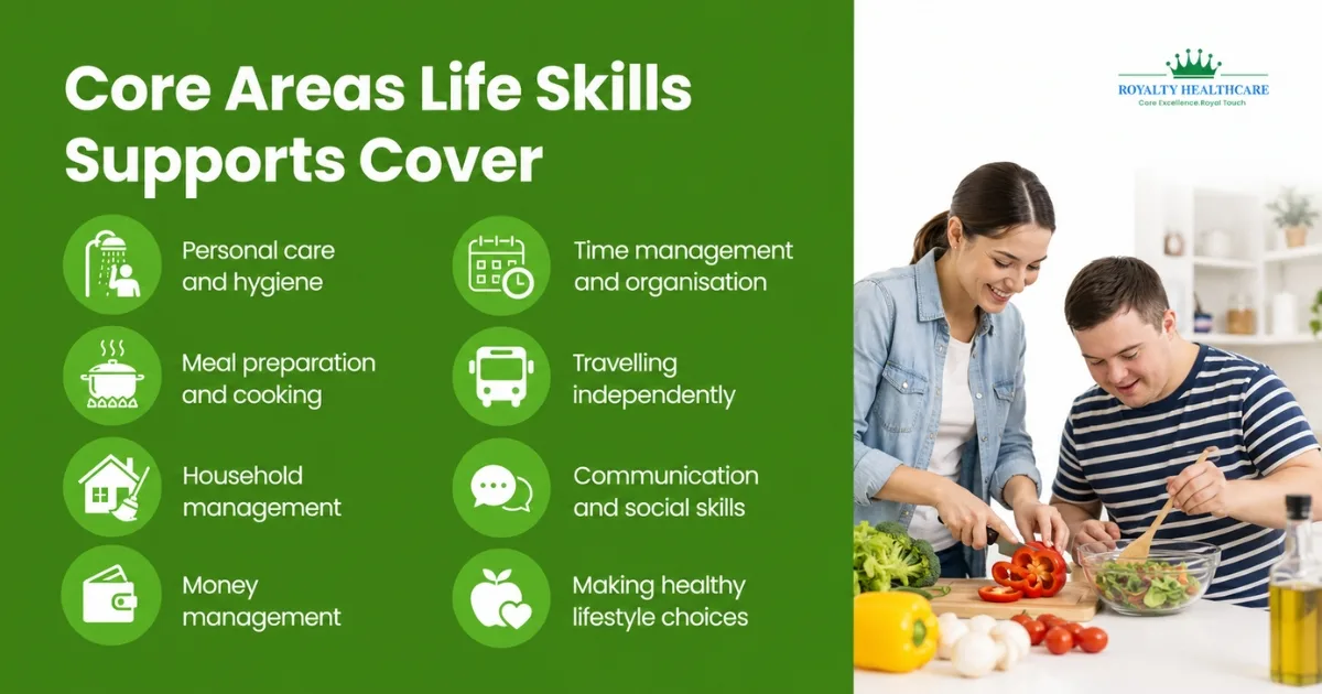 Core Areas Life Skills Supports Cover
